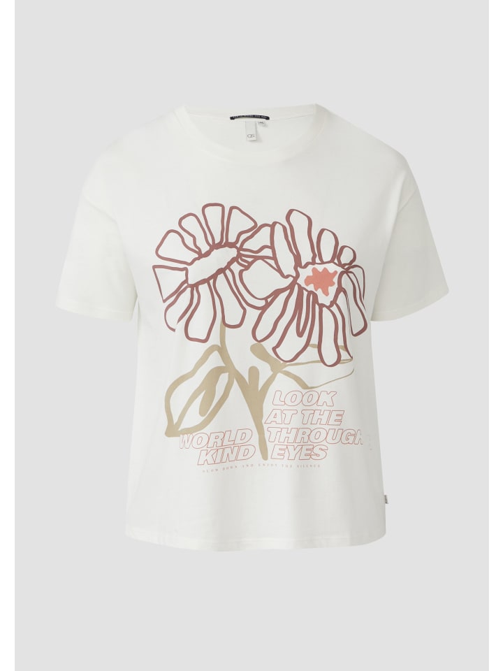 

Футболка QS, кремовый