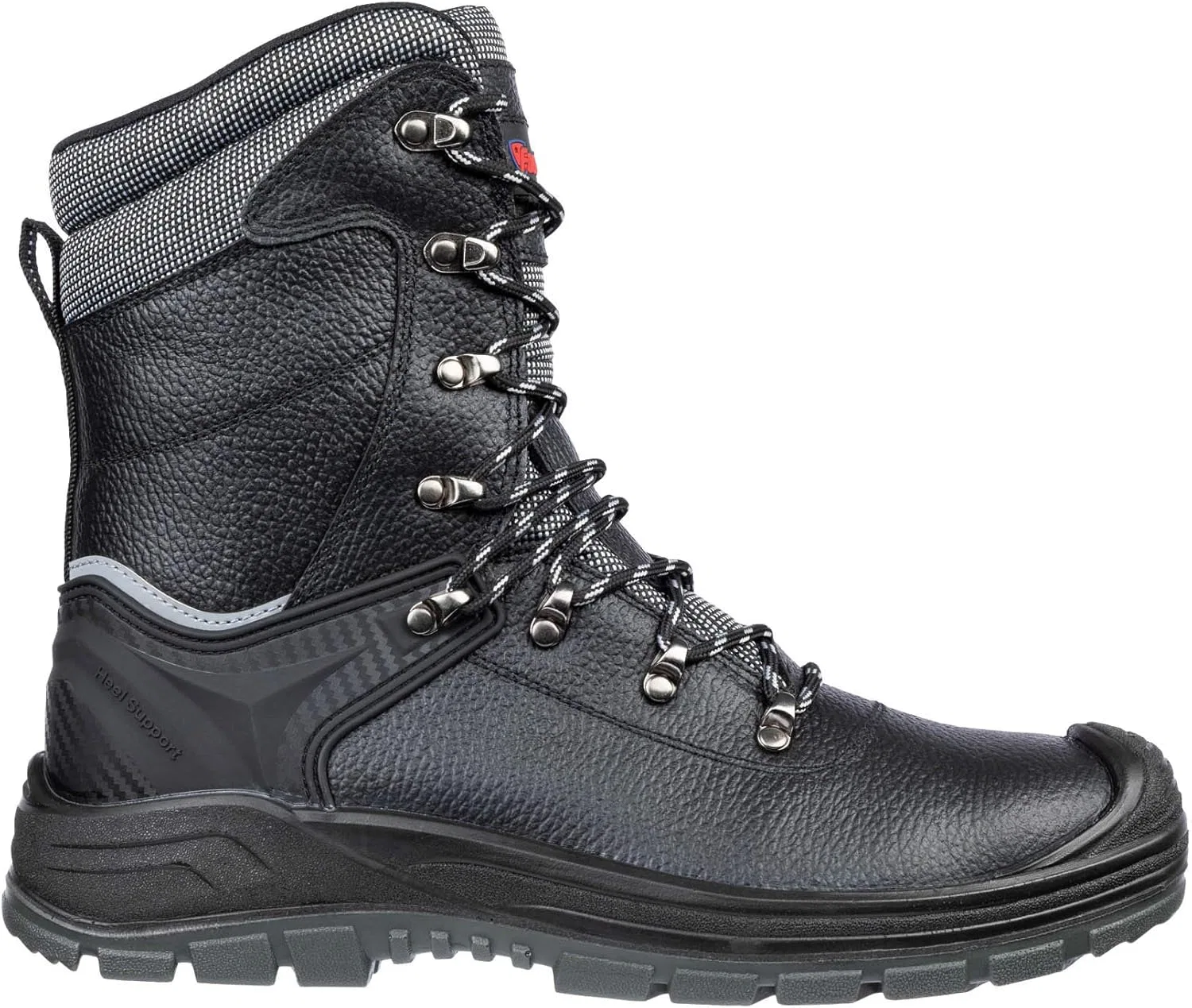 Защитные ботинки FOOTGUARD Nordic High Work Boots Safety Boots S3 SRC CI со стальным носком для мужчин, Black