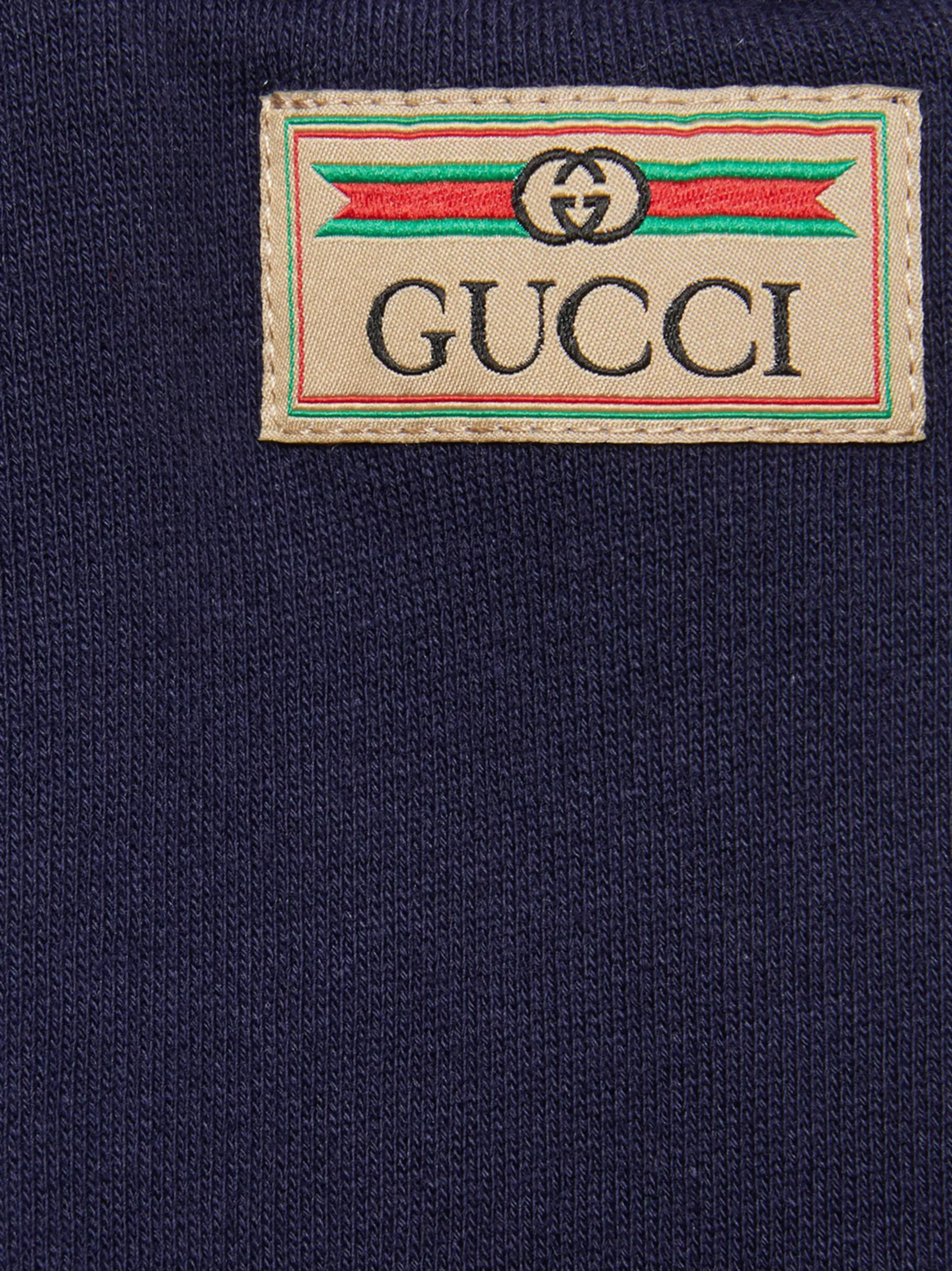 Спортивные брюки с логотипом Gucci Kids, синий — фото 3