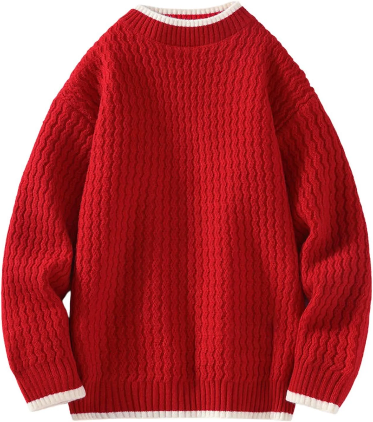 

Мужской осенний теплый свитер slim fit OAKVERVE