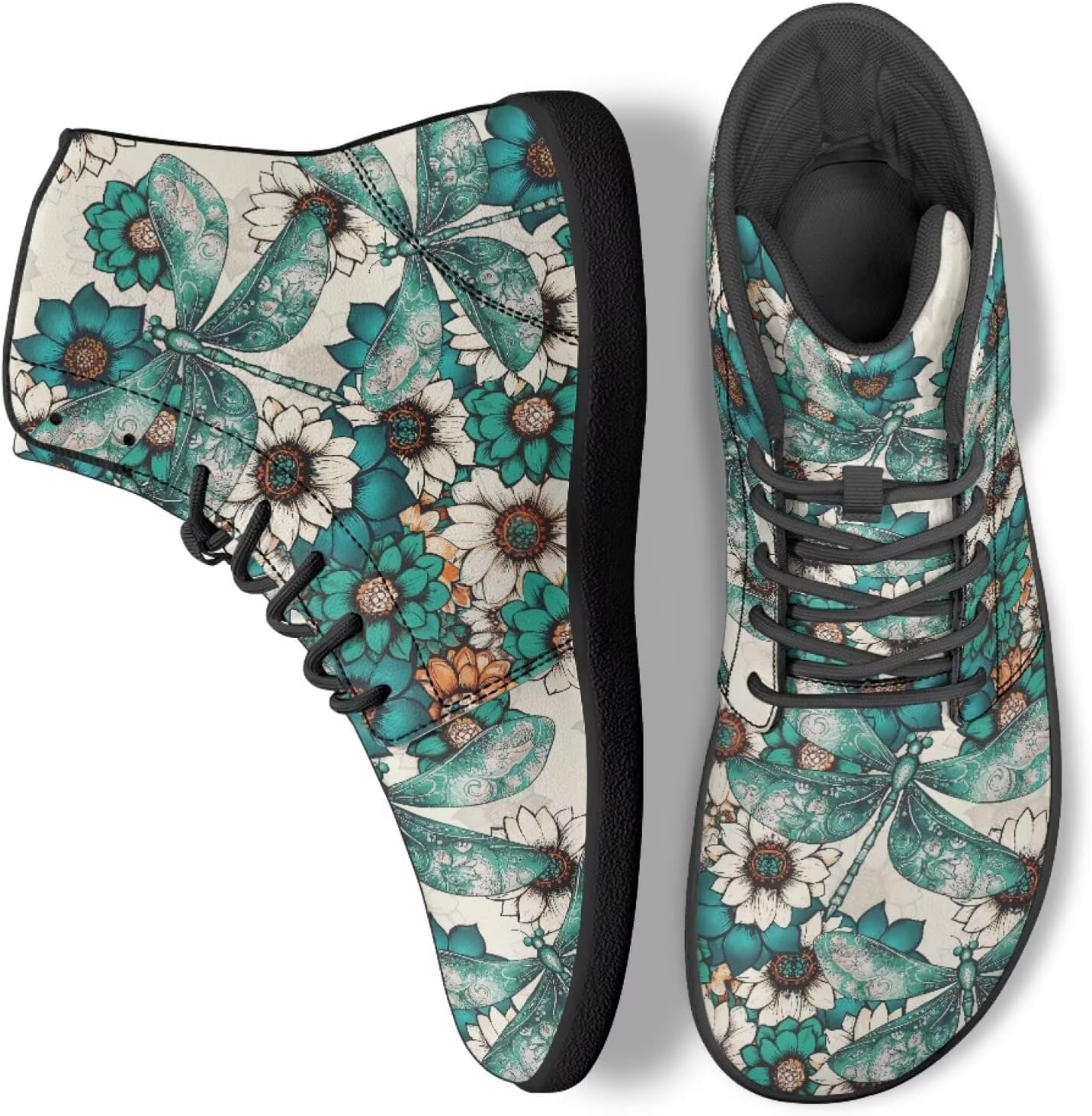 

Женские высокие кроссовки-бабочки для ходьбы, модные рабочие, офисные, спортивные, босоножки Ecaestolph, зеленый