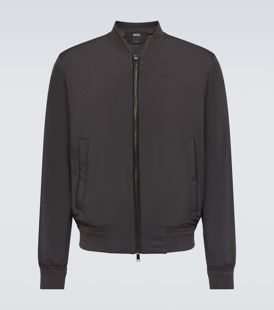 

Бомбер stratos Zegna, коричневый