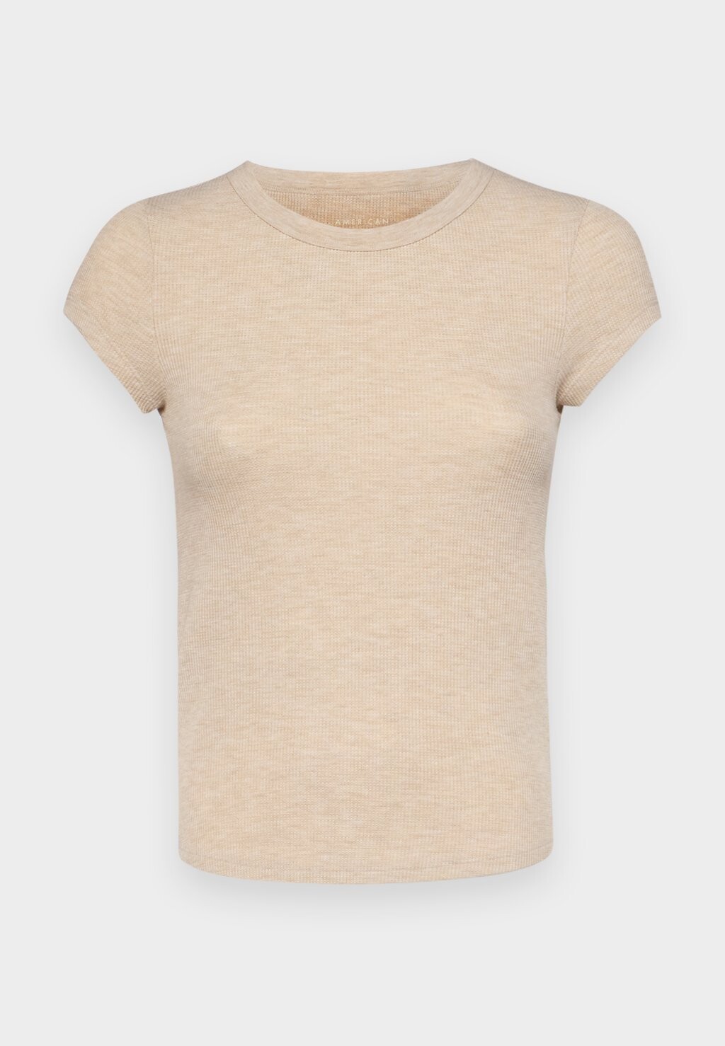 

Базовая футболка CREW BABY TEE American Eagle, светло-коричневый