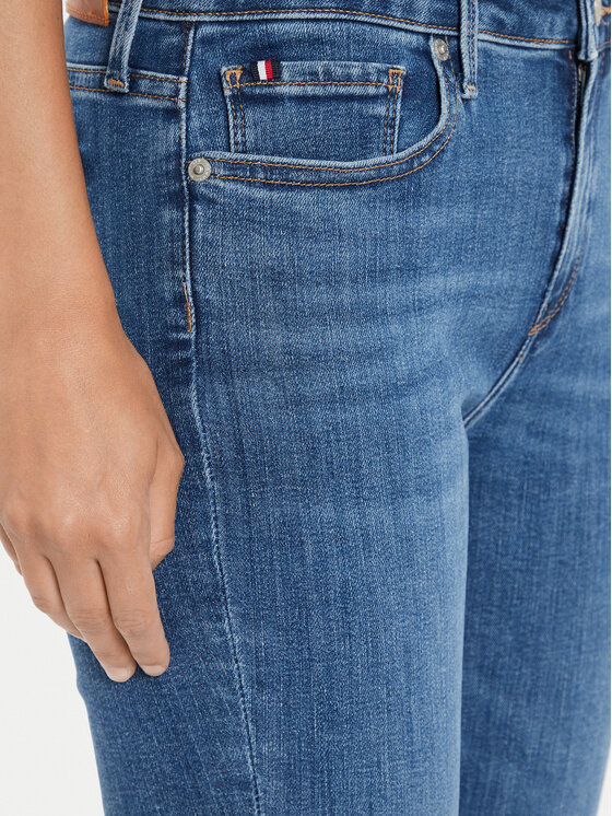 Джинсы skinny fit Como WW0WW42488 Tommy Hilfiger, синий — фото 4