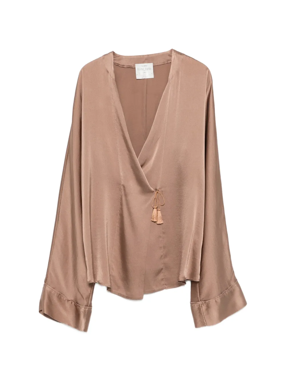

Блузка с кисточками Forte Forte, коричневый