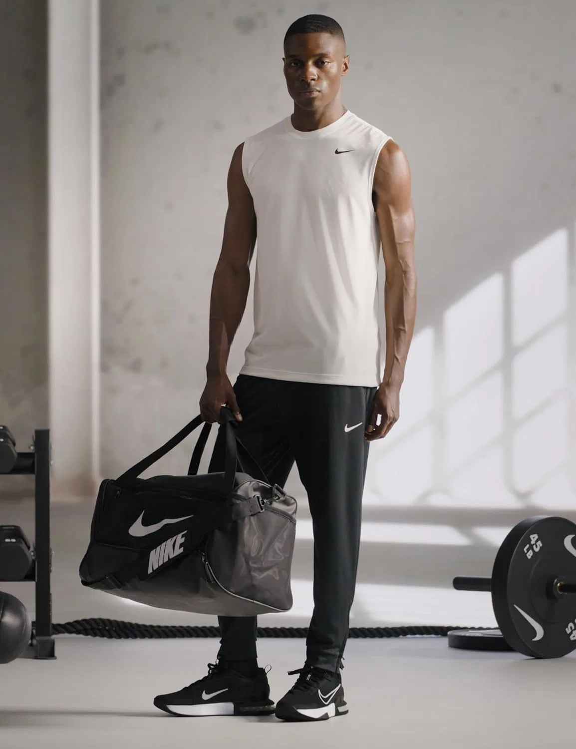 Кроссовки Nike Air Max Alpha Trainer 6 для тренировок, мужские, модель FQ1833, Black / White — фото 3