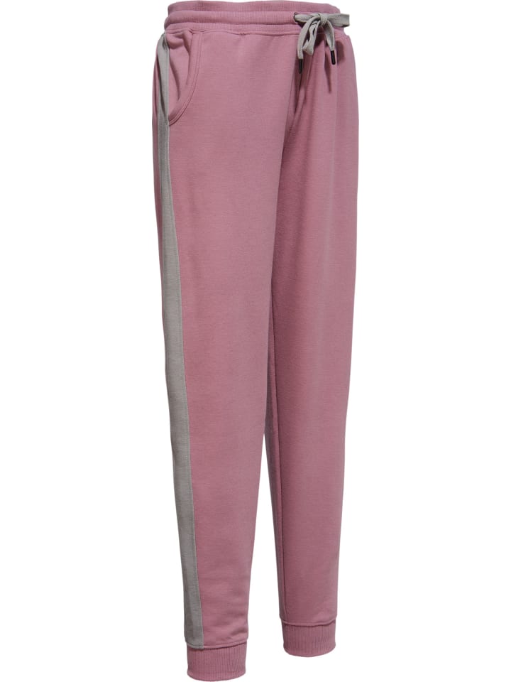 

Брюки для отдыха из трикотажного полотна Interlock, длинные, с манжетами, цвет розовое дерево Erwin Müller