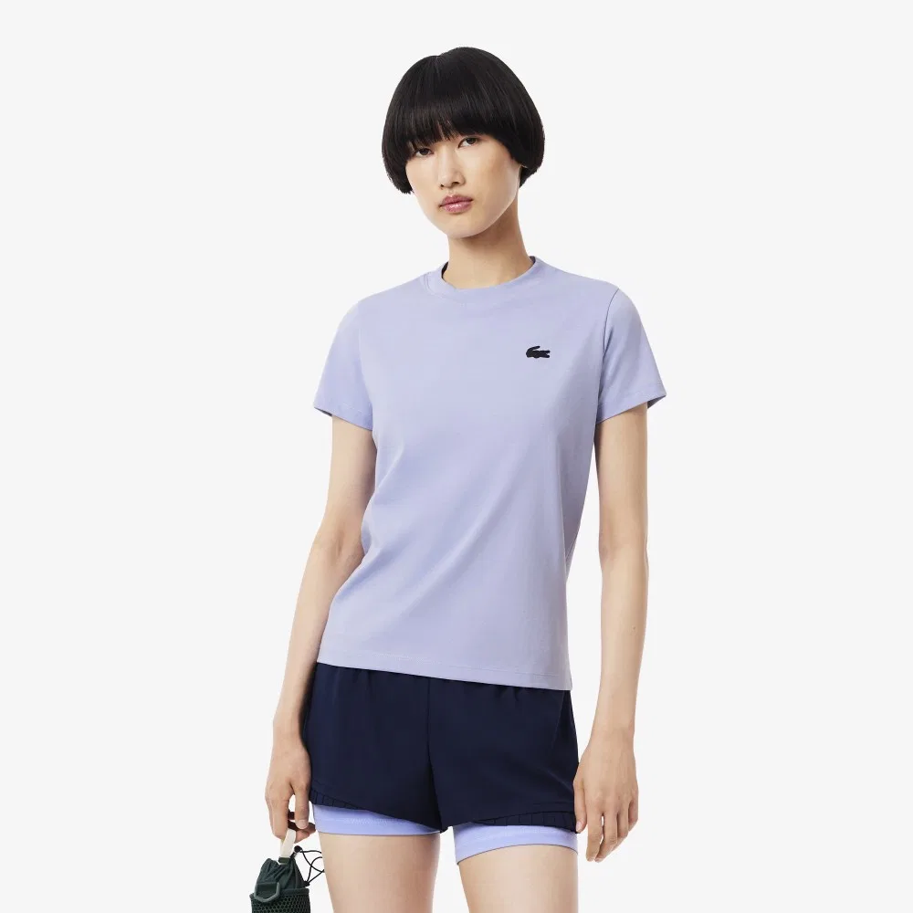Футболка Lacoste для тренировок, базовая, лавандовая