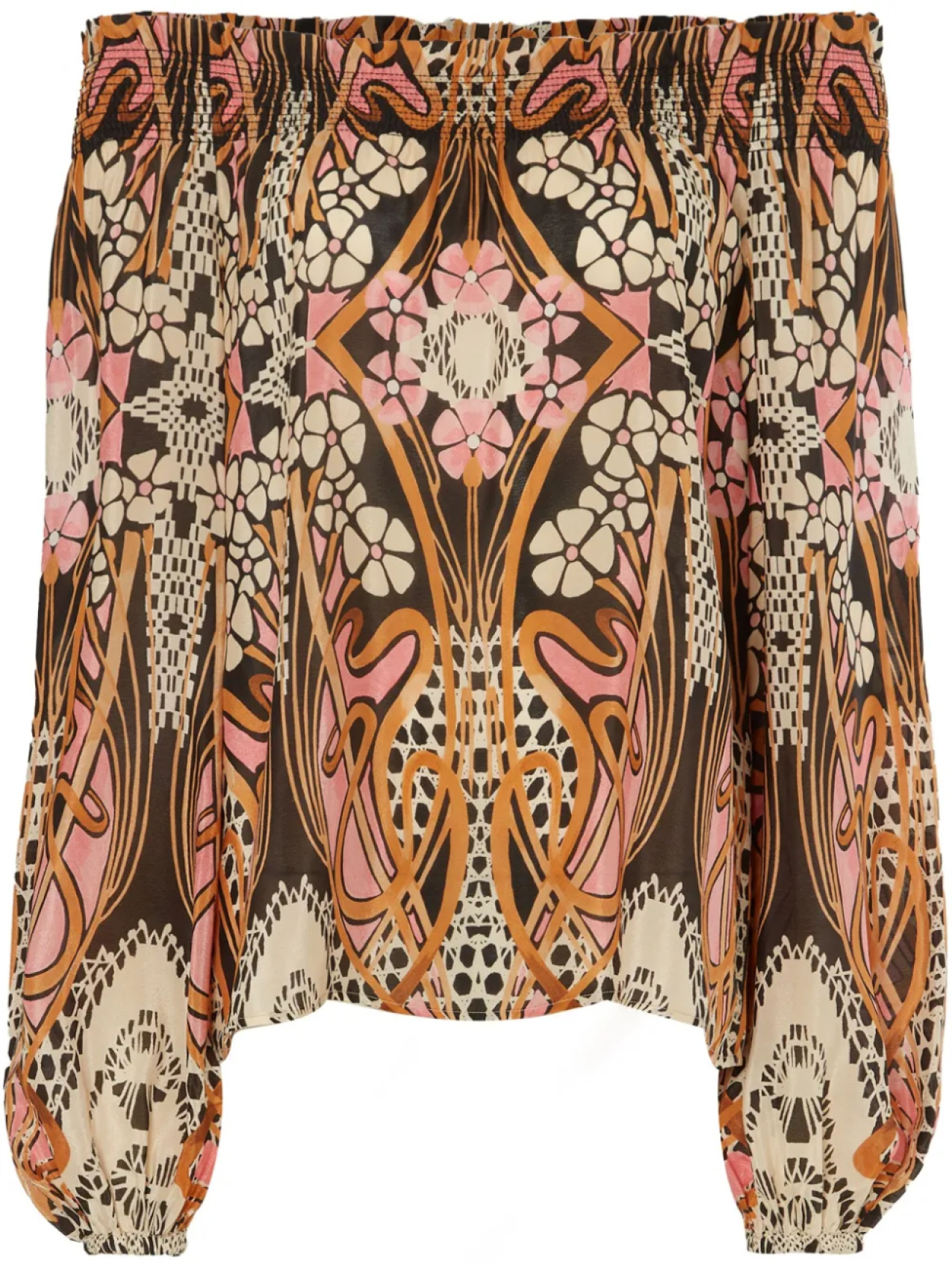 

Temperley London блузка с открытыми плечами, розовый