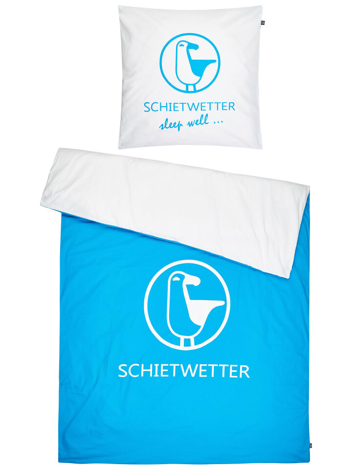 

Постельное белье SCHIETWETTER Möwe 135x200 2teilig, цвет azuro