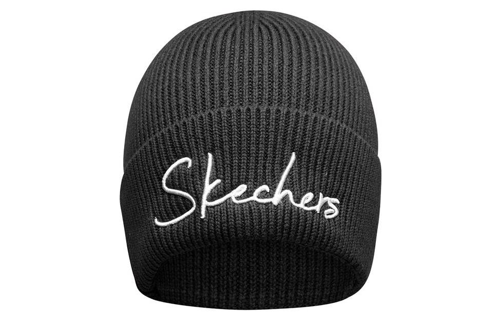 

Skechers Черная унисекс-шапка бини, Black