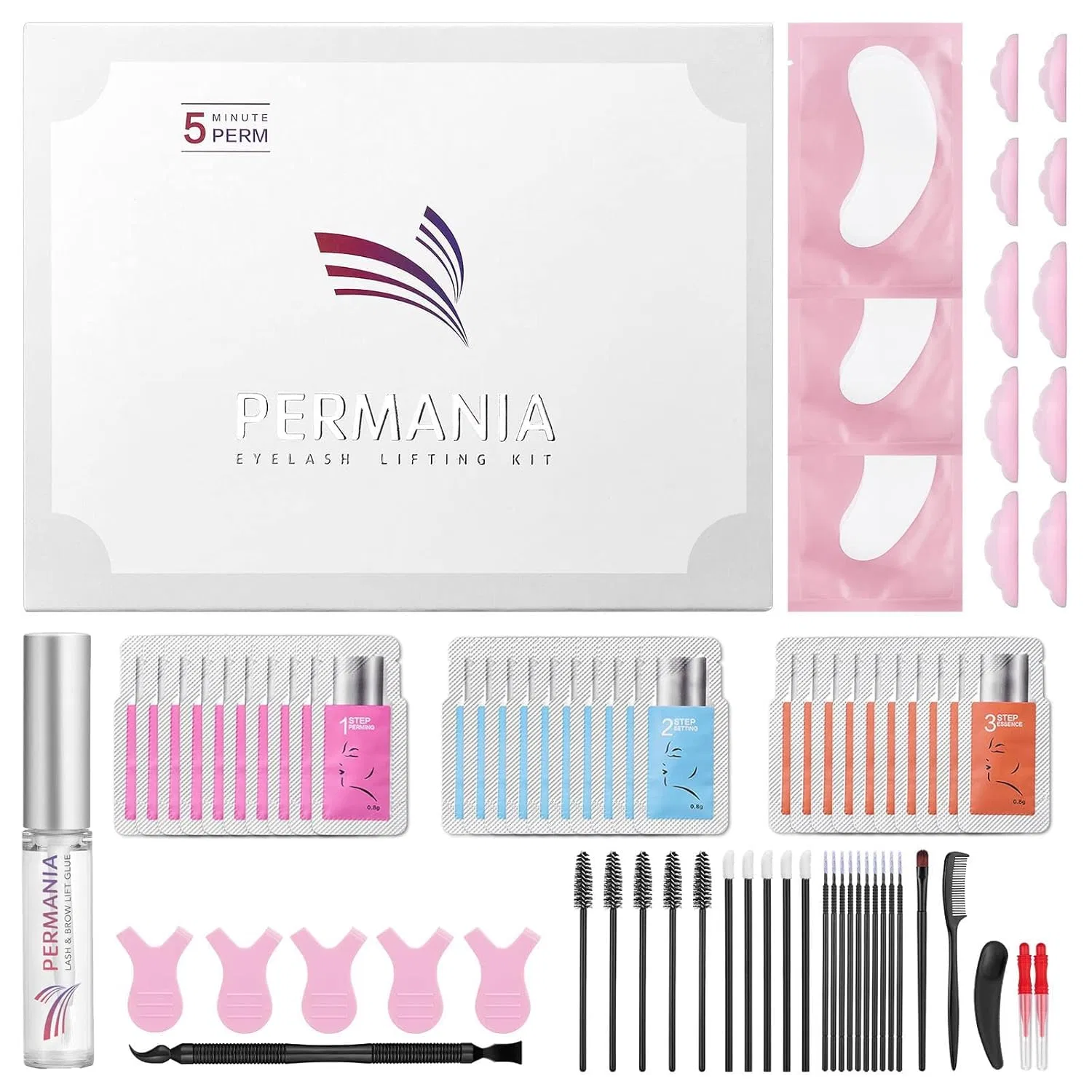 Набор для ламинирования ресниц и бровей PERMANIA Permania