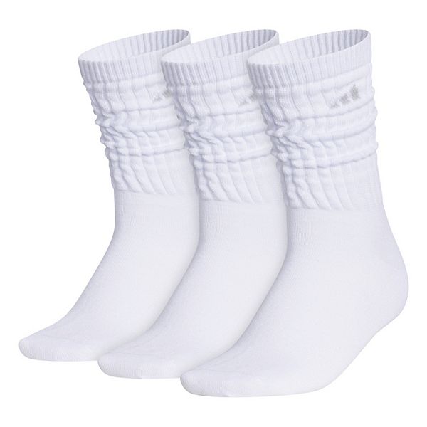 

Женские спортивные носки с резинкой 3 шт Adidas, White