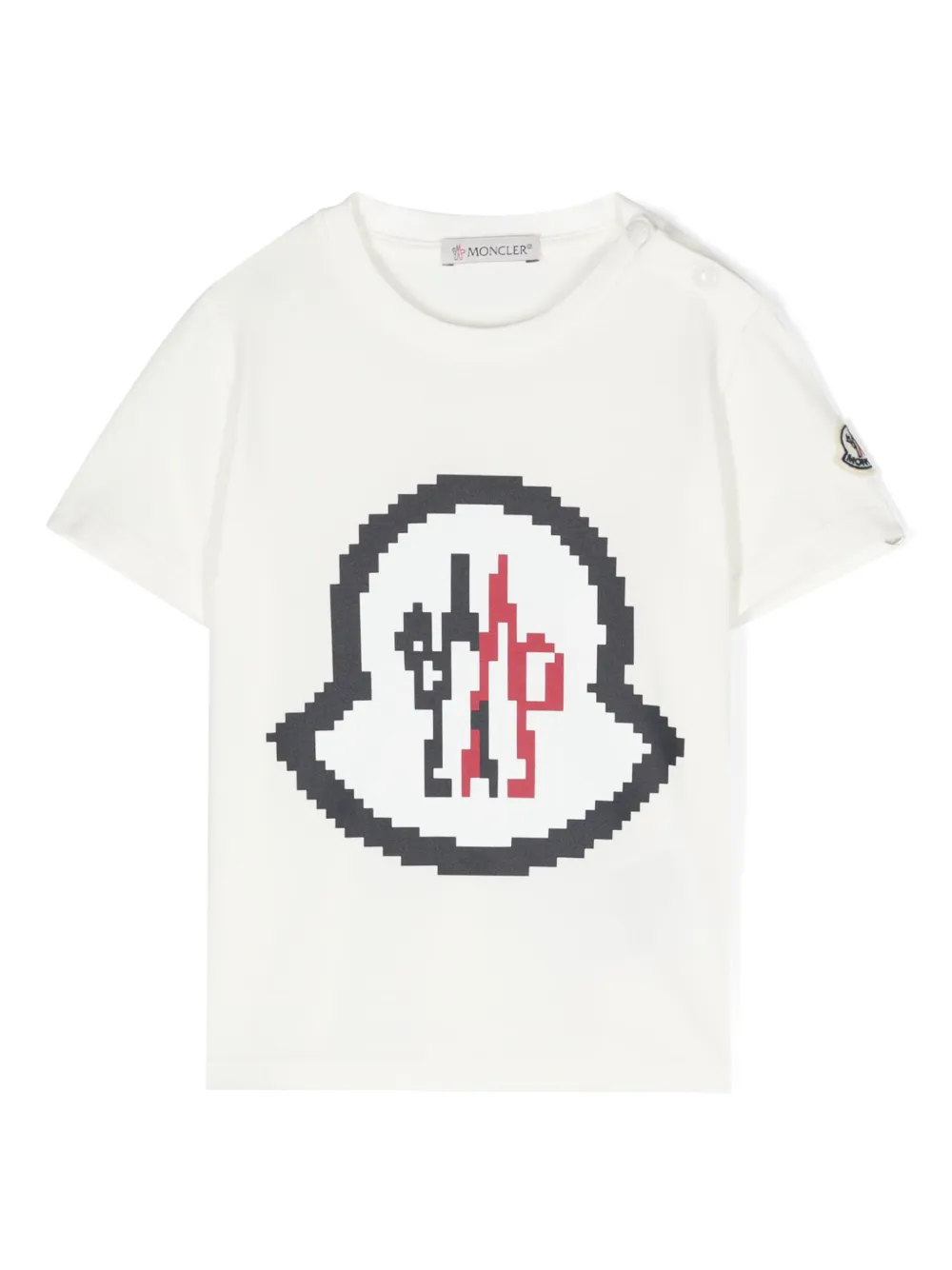 

Футболка с логотипом Moncler Enfant, белый