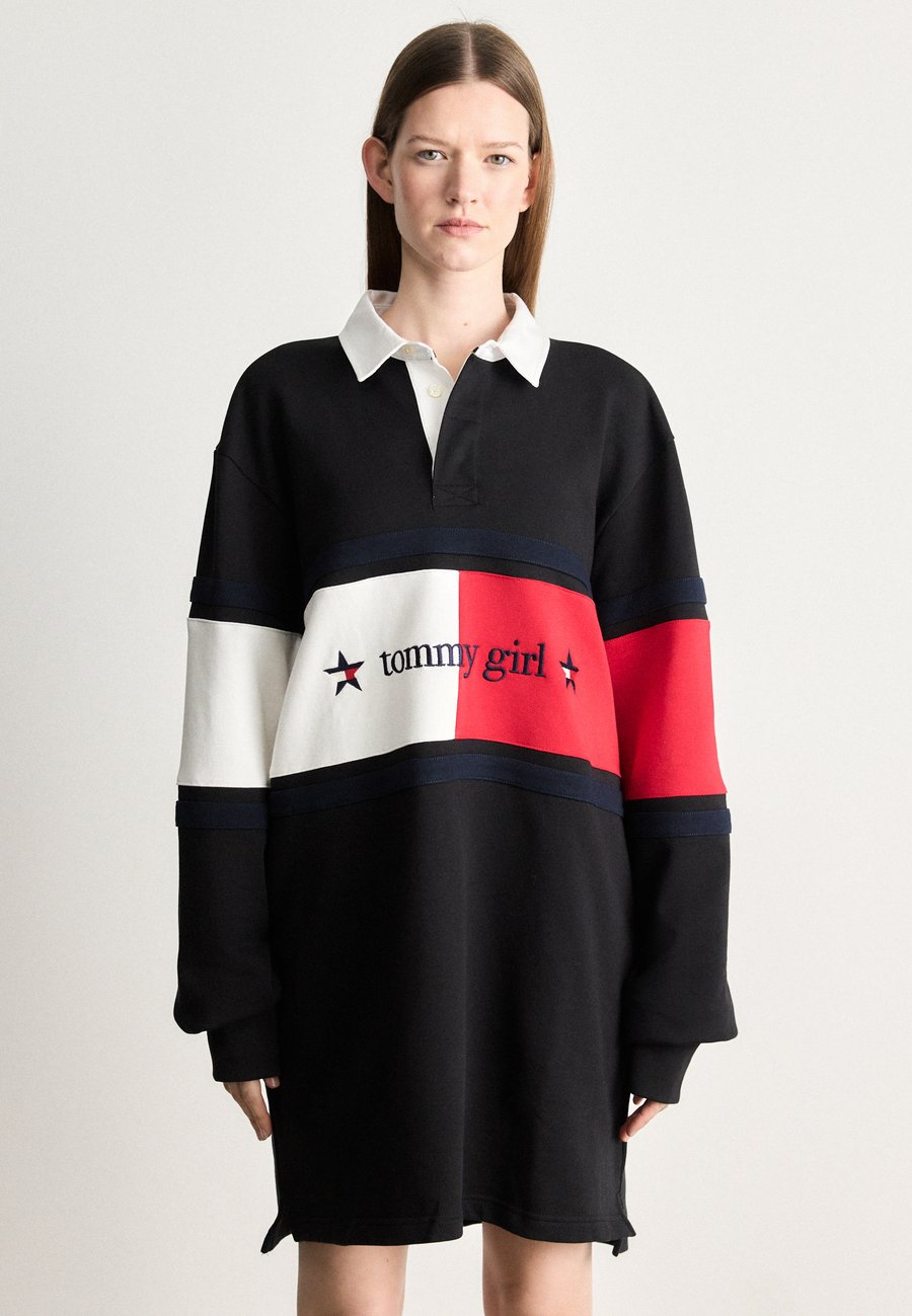 

Платье Tommy Jeans STAR GRAPHIC RUGBY DRESS, Black
