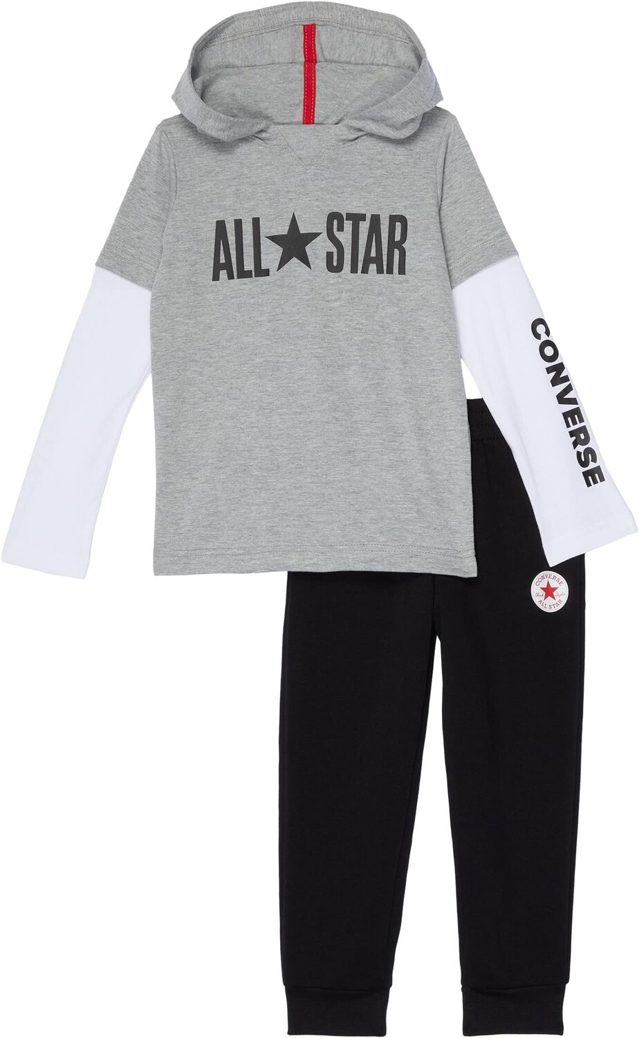 

Детский набор Converse All Star Twofer Hoodie and Joggers Set, цвет Dark Grey Heather