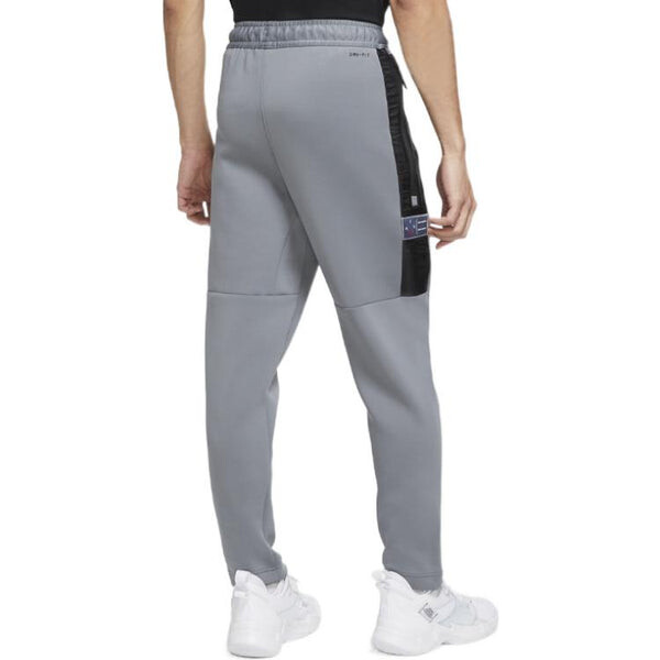 Спортивные штаны Air Jordan Solid Color Lacing Knit Sports Long Pants Gray, серый — фото 3