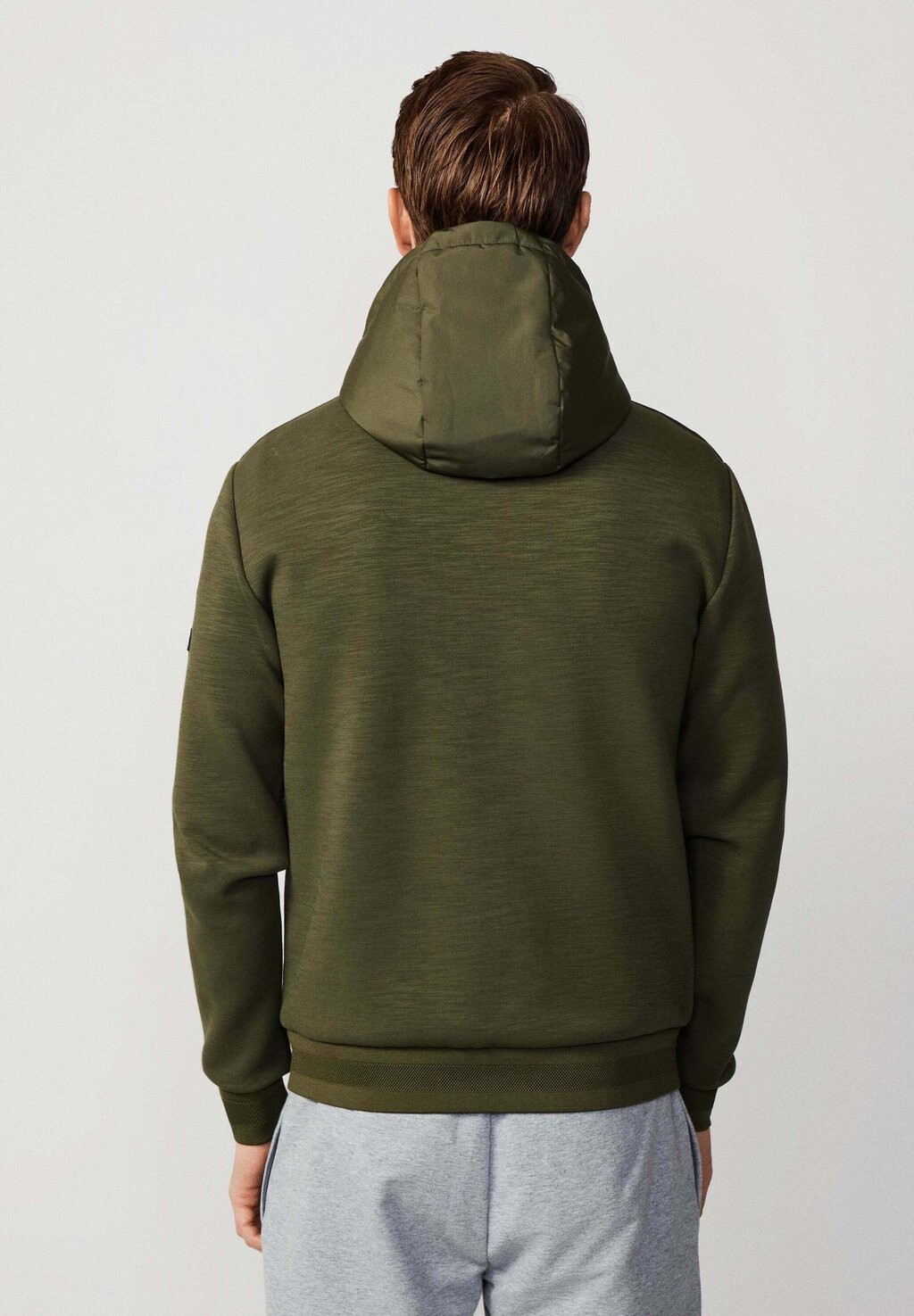 

Толстовка на молнии Hackett London, оливковый