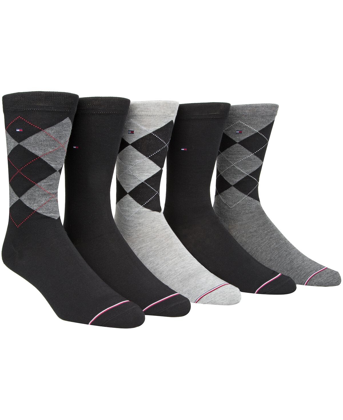 

Мужская 5-Пк. Носки Argyle Premium Crew Tommy Hilfiger