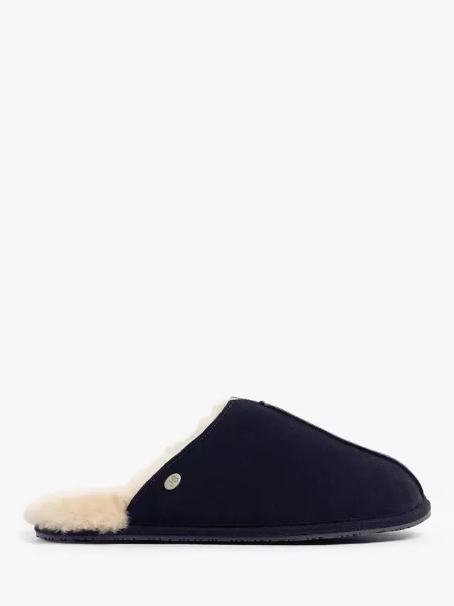 Тапочки-мулы из овчины Jude Just Sheepskin, Navy
