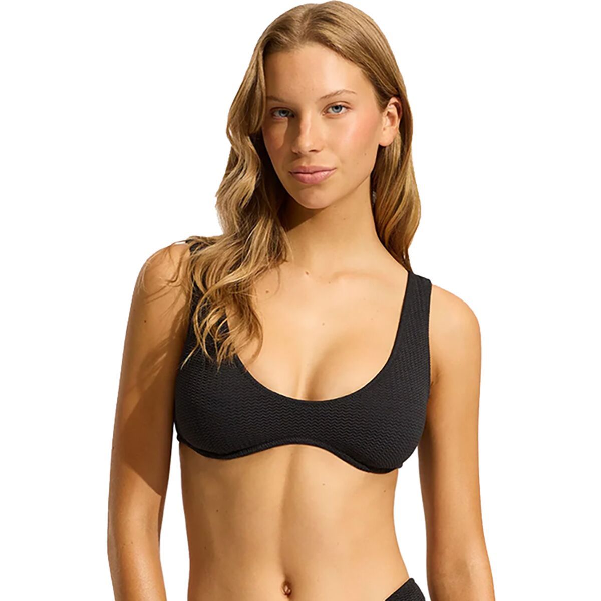 

Многофункциональный удлинённый топ Seafolly, черный