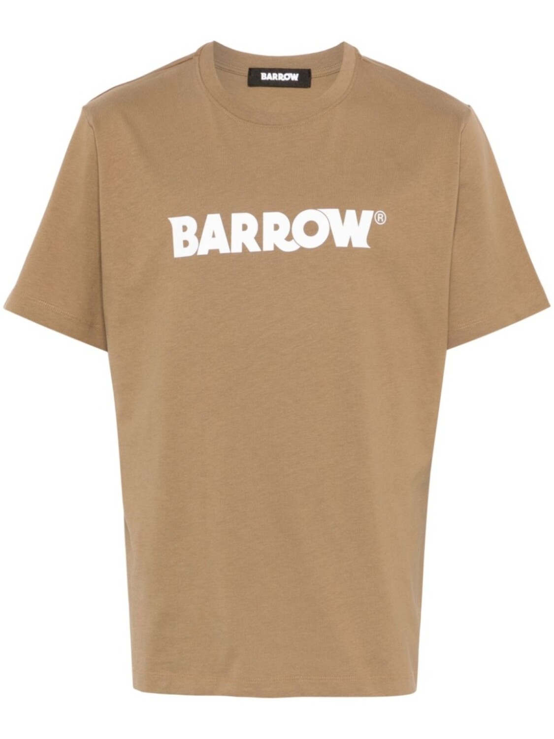 

BARROW футболка с логотипом, коричневый