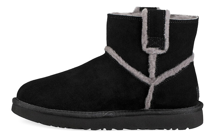 

Угги UGG Classic Mini Spill Seam Fleece Lined Black Women's