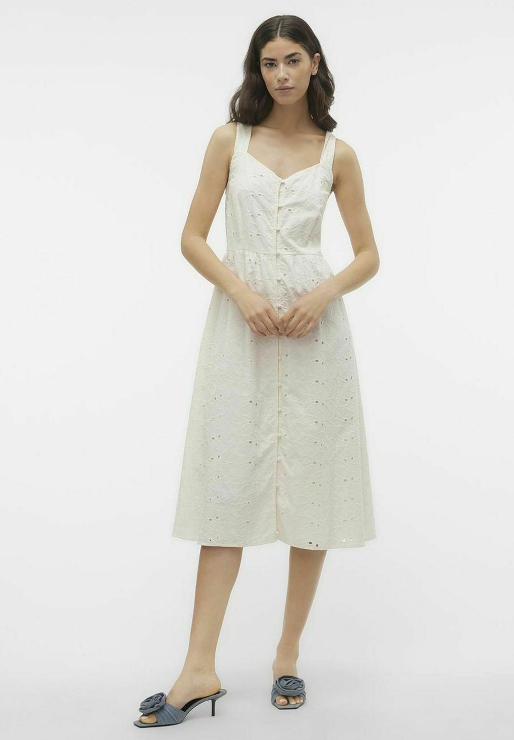 

Платье-рубашка VMKIMBER Vero Moda, белый