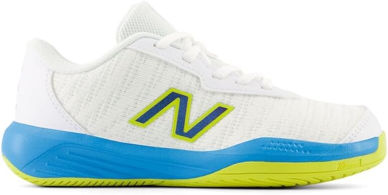Детские кроссовки New Balance 996 V5 (унисекс), белый/синий — фото 3