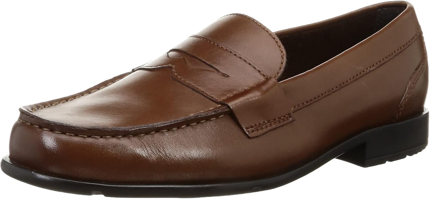 Мужские классические лоферы Rockport Lite Penny Moccasin, темно-коричневый