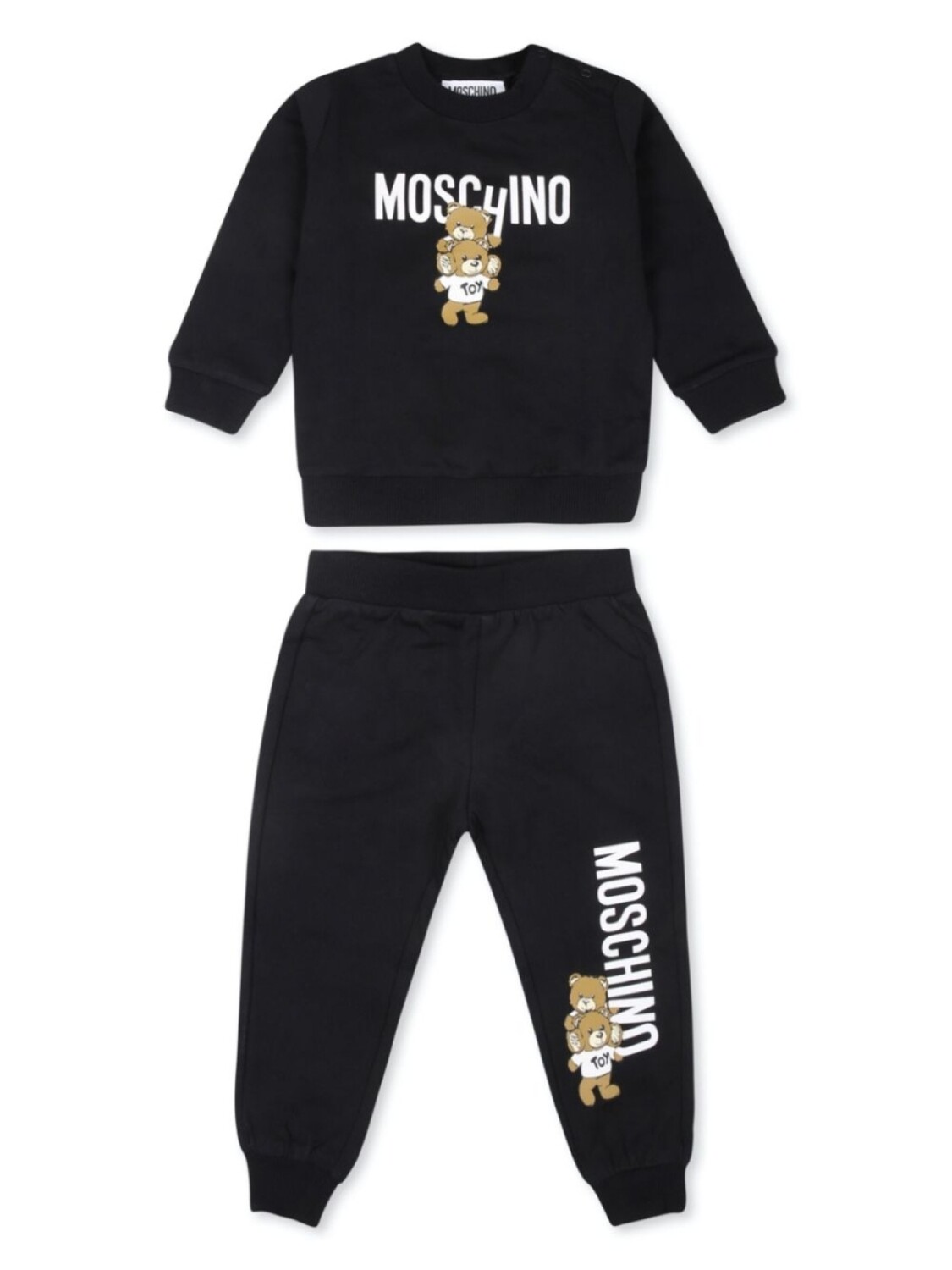 

Moschino Kids спортивный костюм Teddy Bear, черный