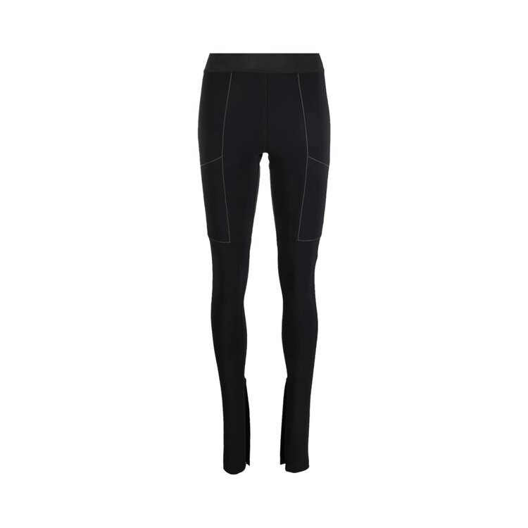 

Леггинсы Coperni C+ Split Cuff Leggings, черный