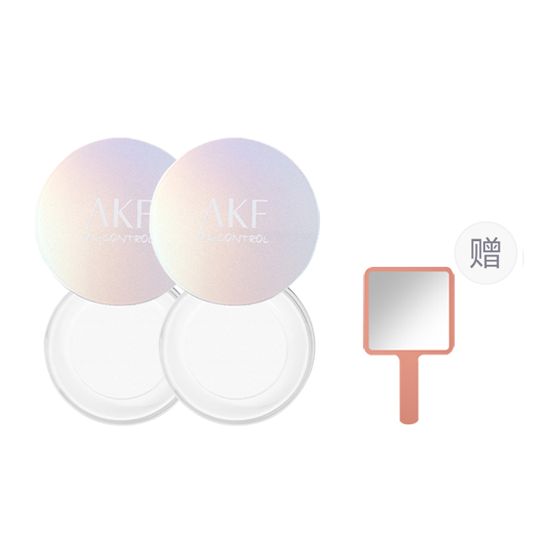 

Матовый финиш с матовой текстурой рассыпчатая пудра контроль жира без переноса увлажняющая 10г*2 AKF, [Oil Control]Loose Powder+Soft Focus 01 Loose Powder+Mirror