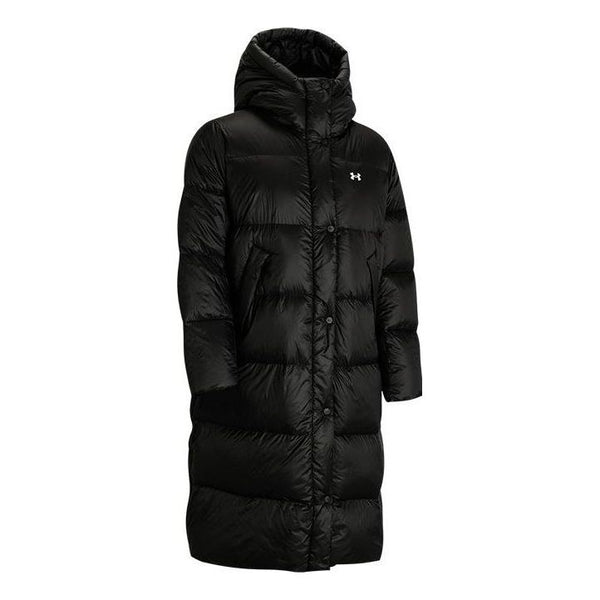 

Куртка down puffer parka 'black' Under Armour, черный