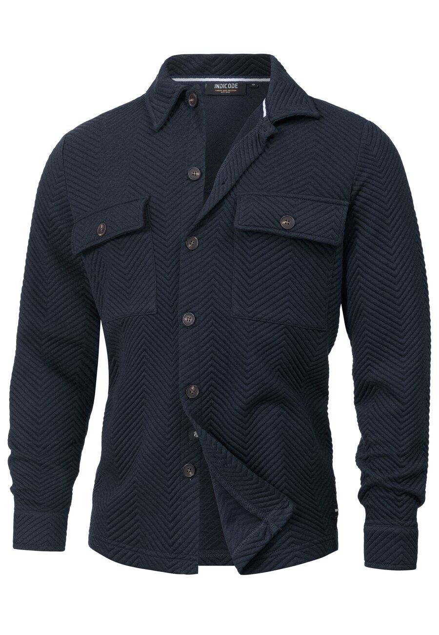 

Рубашка на пуговицах Comfort fit INDICODE JEANS Wheel, Dark blue