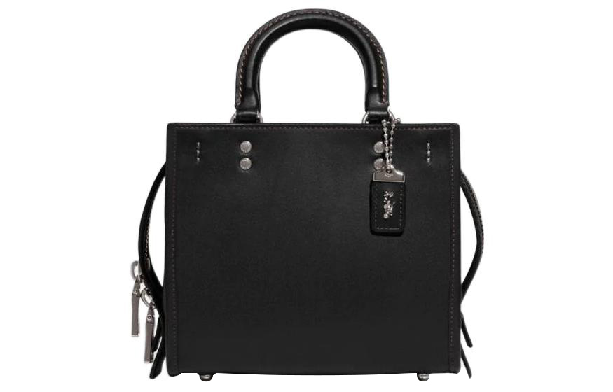 

Rogue Кожаная Плечевая Сумка Через Плечо Маленького Размера Женская Черная COACH