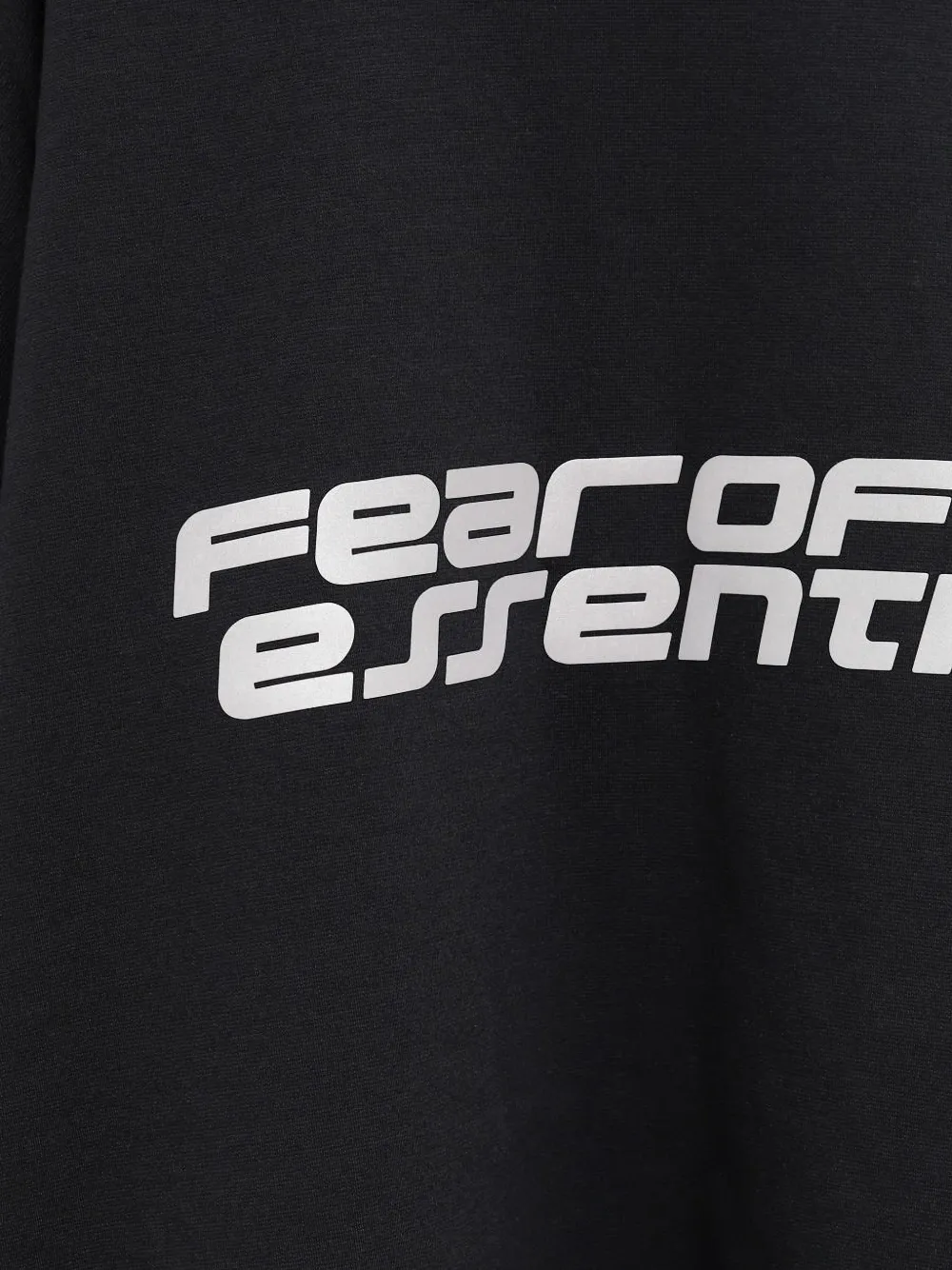 Лонгслив в стиле 90-х из ткани понте Fear Of God Essentials, черный — фото 3