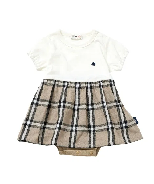 Ромпер с оборкой POLO BCS 70-80 см тёмно-синий — фото 2