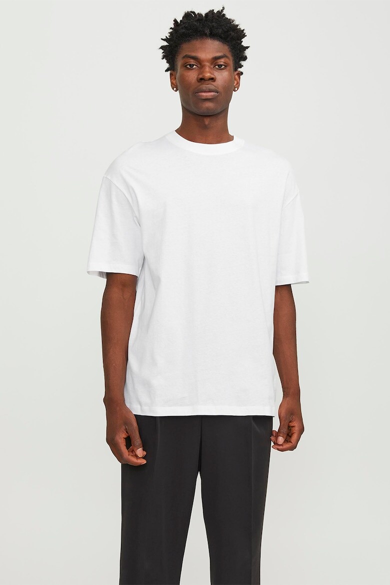 

Футболка с овальным вырезом Jack & Jones, белый