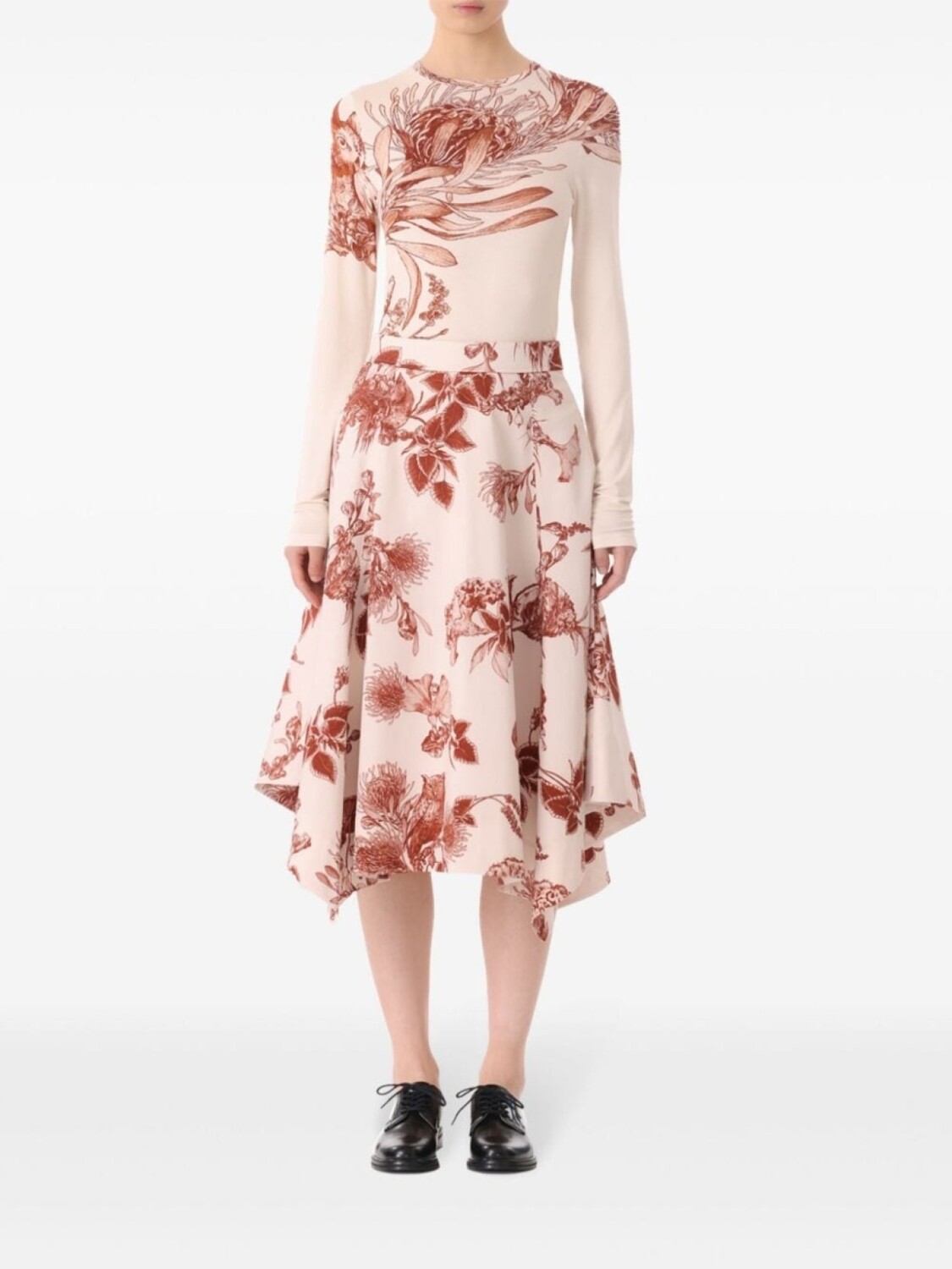 

Jason Wu Collection юбка с асимметричным подолом, нейтральный цвет