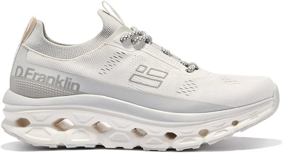 Кроссовки D.Franklin Aero Off Trainers - спортивная обувь унисекс - удобные и универсальные - повседневная мода, White 05