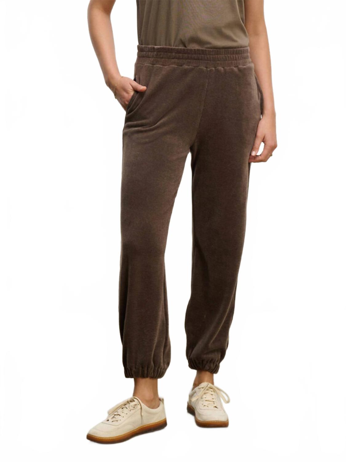 

Штаны Essie в шоколадном цвете Velvet by Graham & Spencer