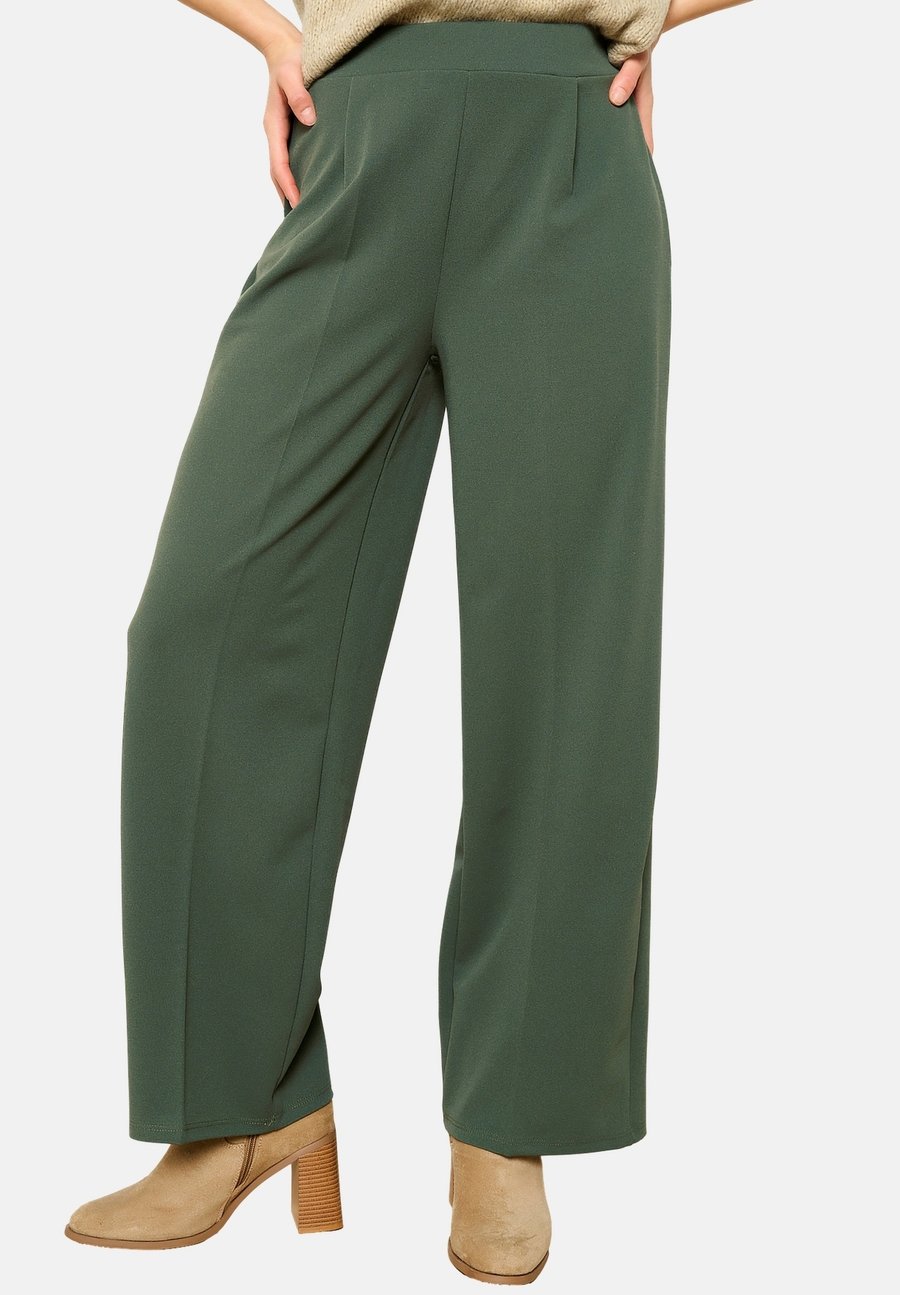 

Брюки LolaLiza LOOSE WITH PLEATS, Khaki Med/Khaki