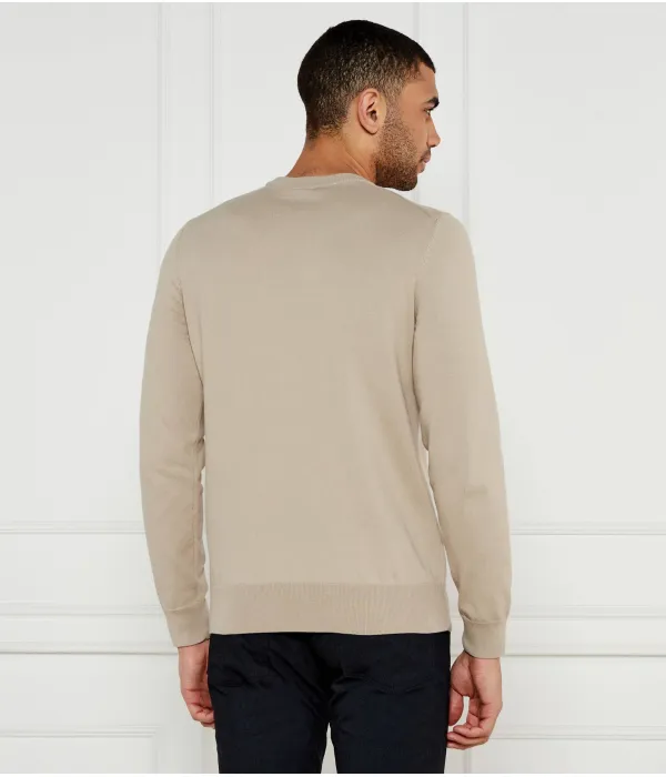 Свитер Pacas-l Regular fit Boss, бежевый — фото 3