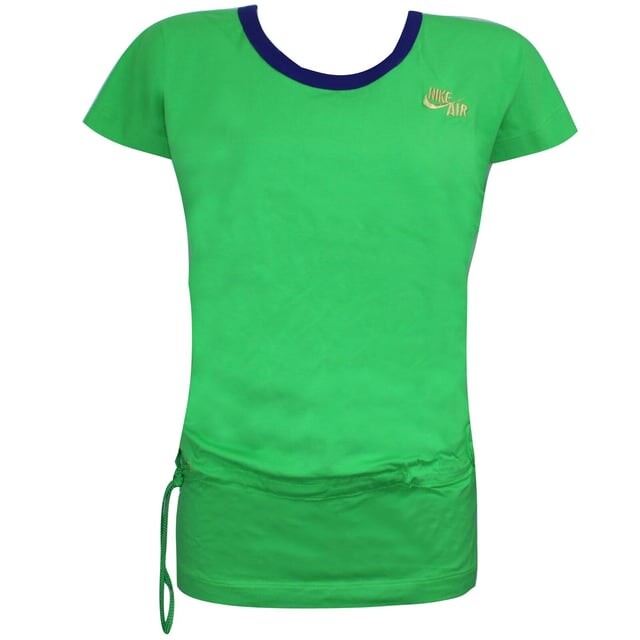 

Удлиненная зеленая женская футболка Air Top 272968 368 Nike, зеленый