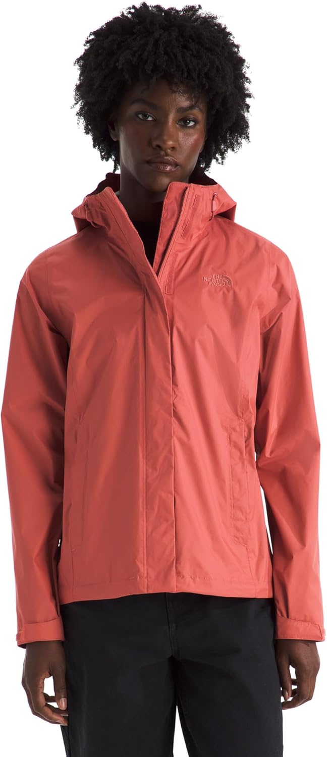 

THE NORTH FACE Женская водонепроницаемая куртка Venture 2 с капюшоном | Дождевик из дышащей ткани DryVent 2.5L с вентиляционными молниями под мышками, Mars Dust