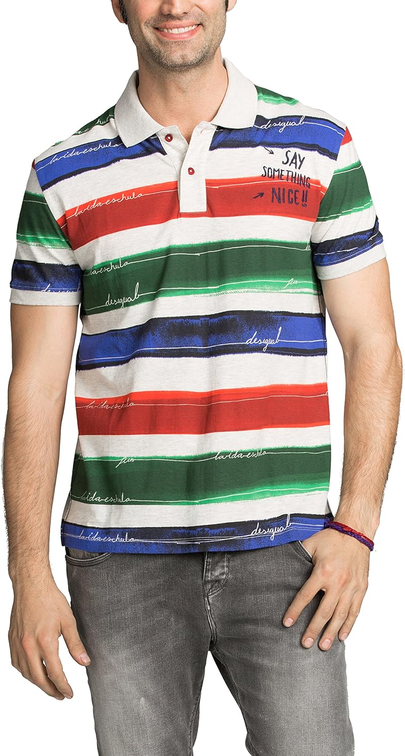 

Мужская рубашка поло DESICAL POLOJAVI Desigual, черный