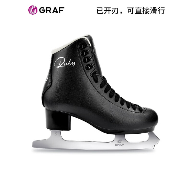 

GRAF Коньки для фигурного катания u10 детские, начального уровня graff, для начинающих, chengxun, white, размер 34