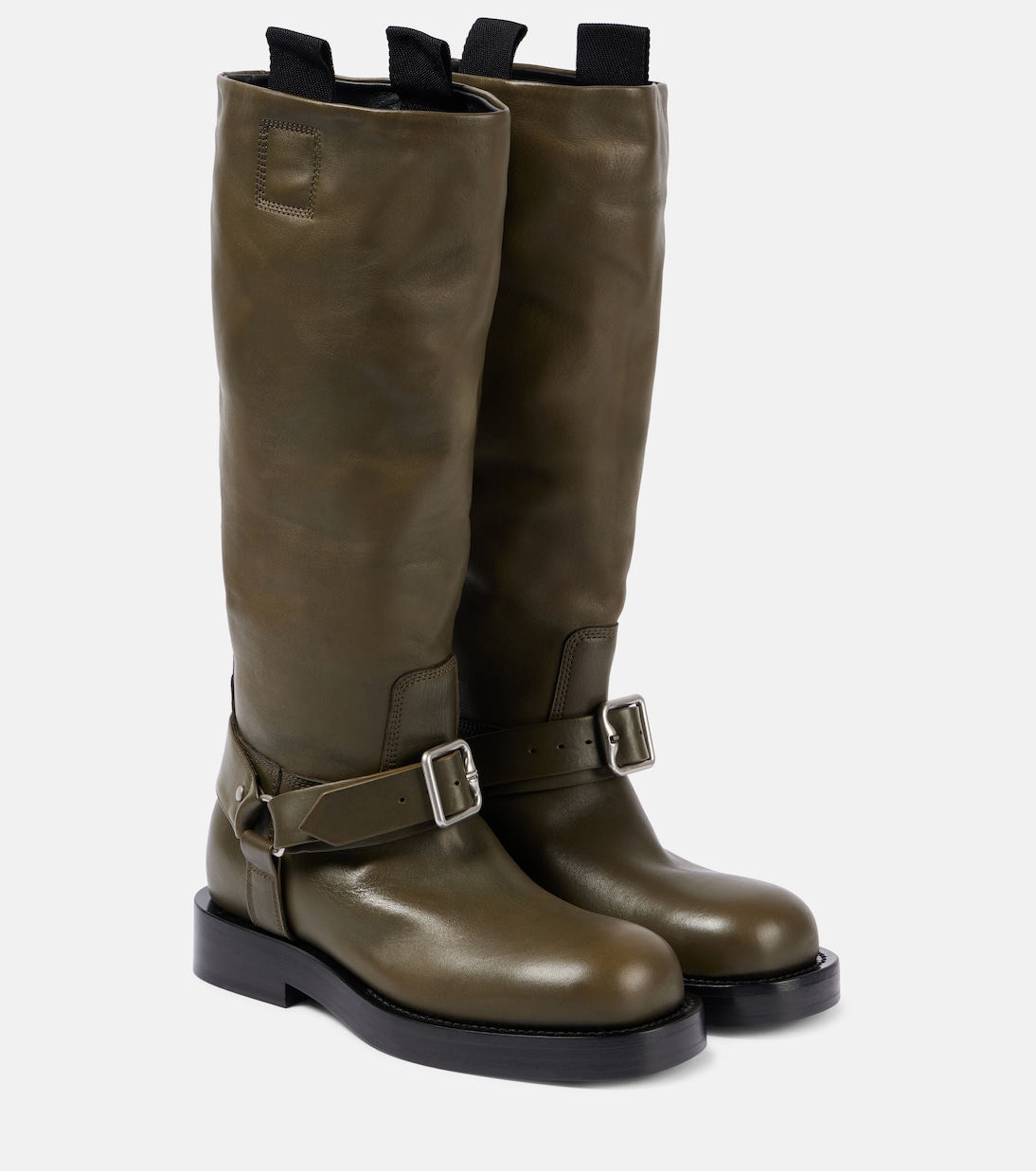 Кожаные сапоги до колена Burberry, Loch
