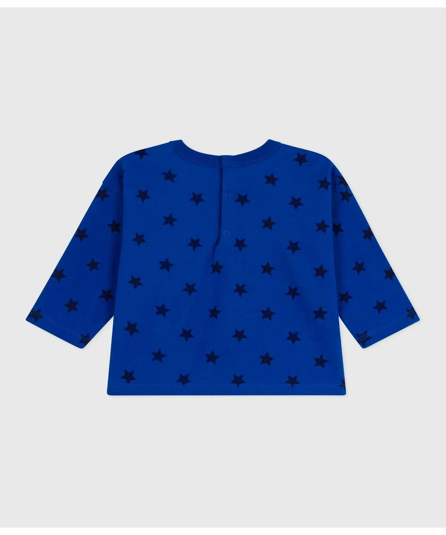 Футболка с длинными рукавами PETIT BATEAU, Royal Blue/Blue — фото 2